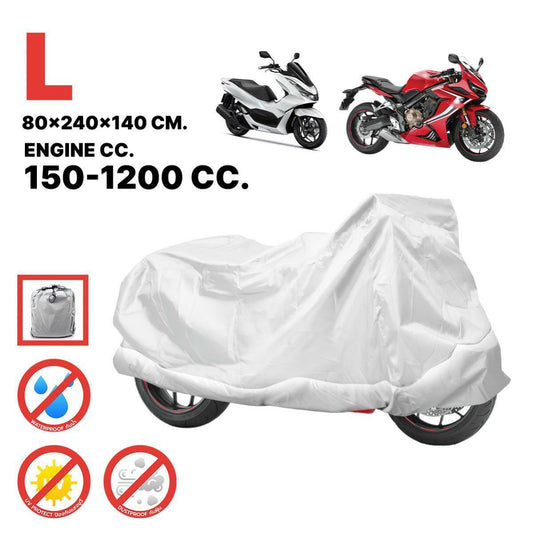 Motorcycle Bike Cover Waterproof Size L Snowproof Rainproof Prevent UV Protector