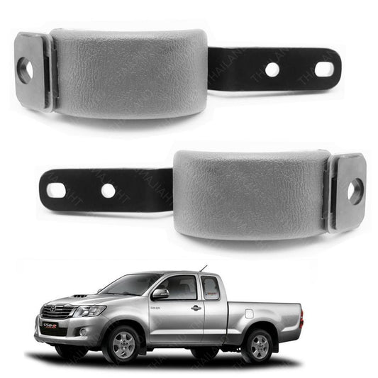2 PCS Rear Quarter Window Cab Lock Handle Gray Fit Toyota Hilux 05-14 Pickup