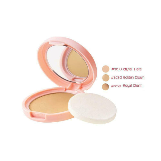 SRICHAND Enchanted Duo Charm Compact Powder #SC10 Cystal Tiara 4.5 g