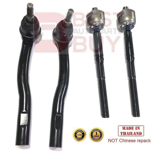 Outer Inner Steering Tie Rod Rack Track End Fit 2012-2017 Ford Ranger T6 PX2 2Wd