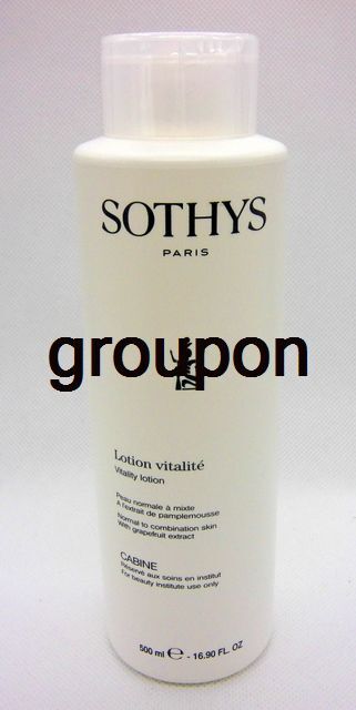 Sothys Vitality Lotion Normal Combination Skin 500ml 16.9oz Prof #ibea
