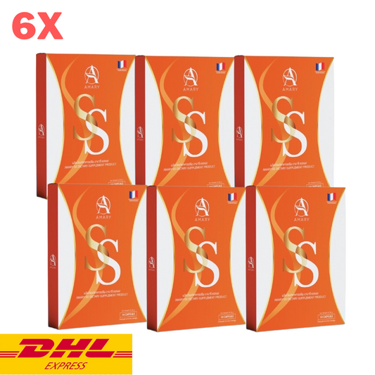 6x Amary SS Diet Burn Block Slimming Weight Control Hunger Supplement Natural