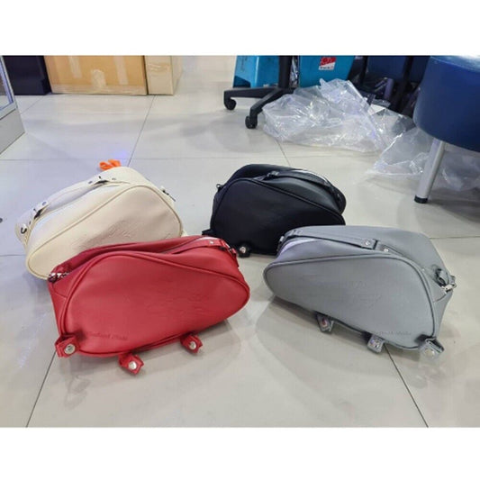 Bag Honda C125 Super Cub Leather Gray Cream Red Black Accessories Motorcycle