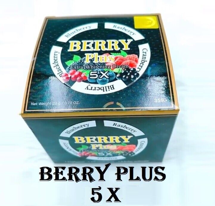 BERRY Plus Extra Whitening Cream Reduces acne scars Brightening smooth soft skin