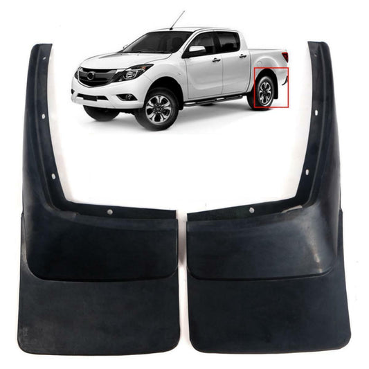 2010+ Mazda Bt 50 BT-50 Rear Mud Flap Splash Guard Rubber Pair