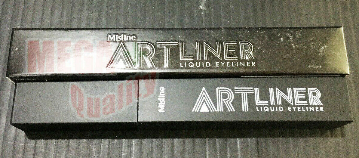 MISTINE ARTLINER LIQUID EYELINER BRUSH BLACK COLOR WATERPROOF 4G.