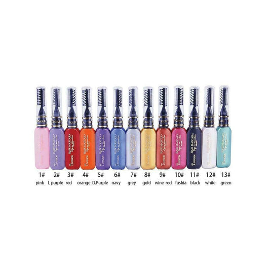 Teayason Hair Mascara Dye in Minutes 6 Navy 5 g Disposable Hair Dye Non-toxic