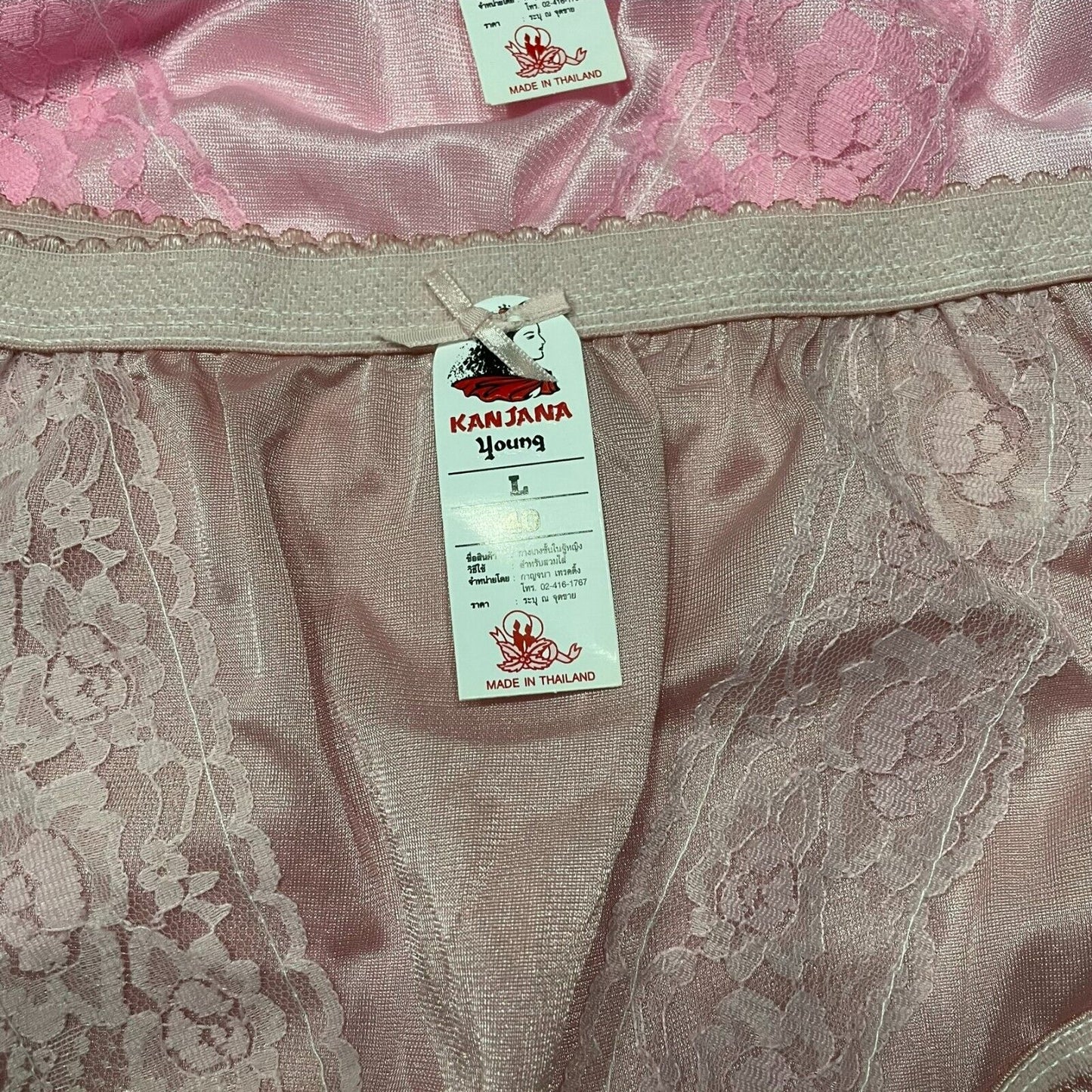 x6 Women Panties Nylon Hi Briefs Vintage Style Sissy Knickers Underwear Size L