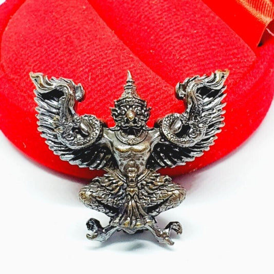 VERY RARE LEKLAI GARUDA LP SOMPORN POWERFUL MAGIC CHARMS LUCKY HOLY THAI AMULET