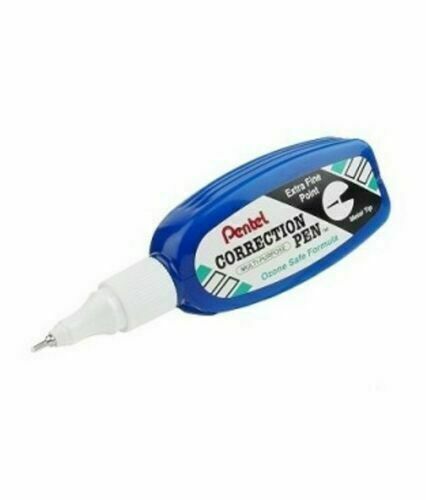 Pentel Fluid Correction Pen Precision Quick Dry White Out Paper ZL102-W 4.2 ml