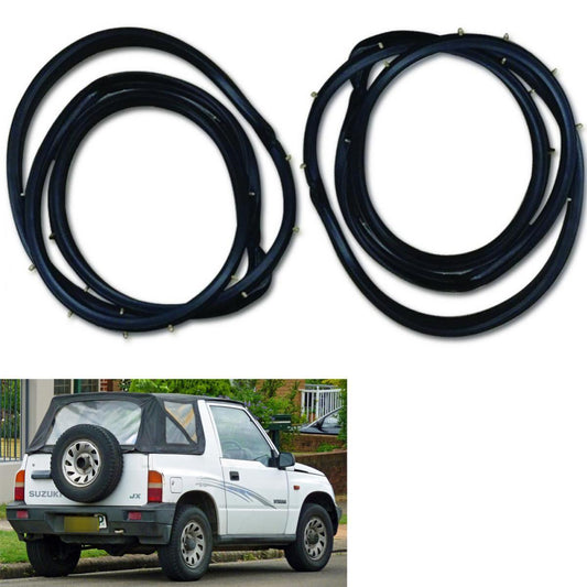 2 Door Rubber Seal Weatherstrip For Suzuki Sidekick Vitara Escudo SE416 JX JS JA