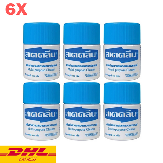 6x Stayclean Steklean Multi-purpose Cleaner Cream Remove Stain Grease Dirt 110 g