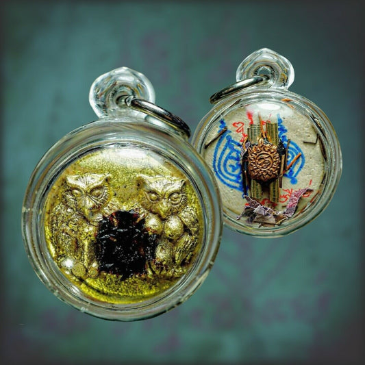Reclining Buddha Statue Mixed Powerful Leklai Talisman Thai Buddha Amulet
