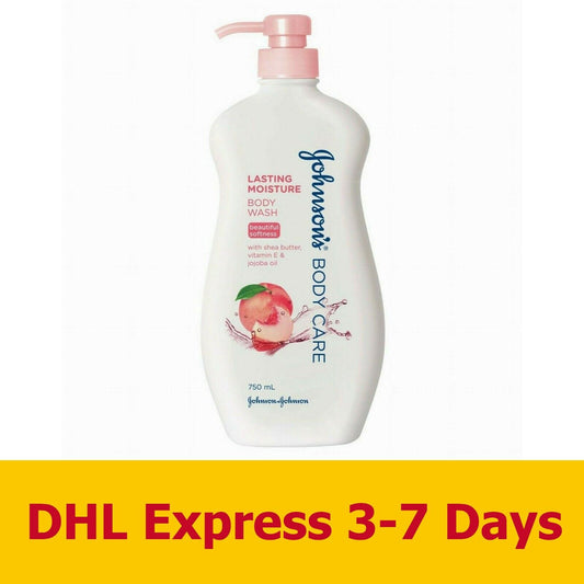 750ml Johnson's Body Care Lasting Moisture Bath Wash w Shea Butter Beauty Gel