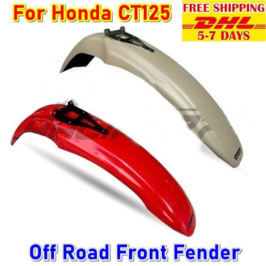 Red off road Front Fender For Honda C125 2021 Trail Guard Rack Cub Bike 125 new