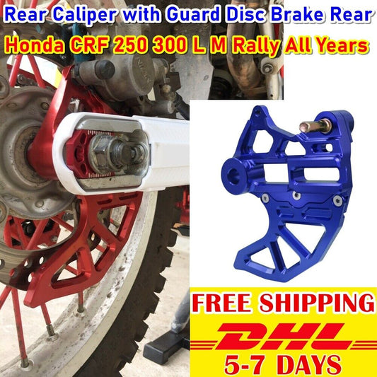 Rear Caliper Guard Disc Brake Rear CRF 250 L M CRF 300 Rally All Years Blue