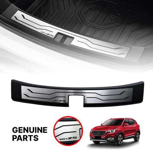 Black Rear Boot Lip Skid Plate Stainless Steel GENUINE FIT MG ZS 2018-2023 SUV