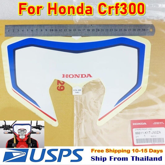 S9 Headlight Sticker Front For Honda Crf300 Cover Motorcycle Lamp Fairing New