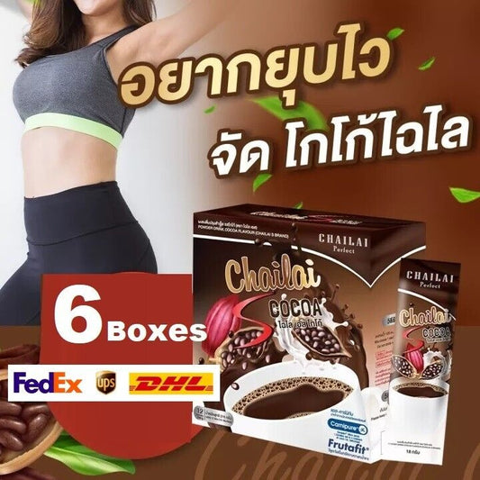 6x Chailai Instant Cocoa Sugar Free control weight, control hunger easy excrete