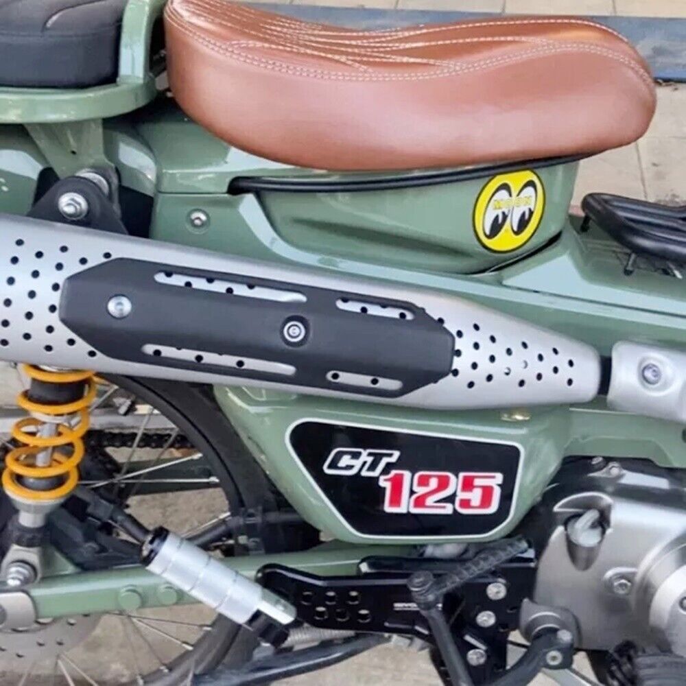 H23 Exhaust Heat Shield Guard For Honda Ct125 Trail Hunter Pipe Black Protector