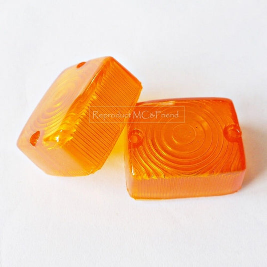 2x Front Winker Turn Signal Lens Indicator L/R : Fits Honda C92 C95 CA95 CA160