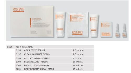 E195C Ericson Laboratoire VITAMIN ENERGY - Professional Kit 4 Sessions #ibe