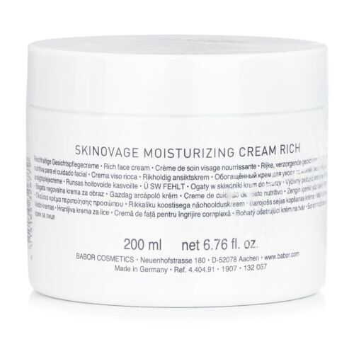 Babor Skinovage Moisturizing Cream Rich 200ml #ibe